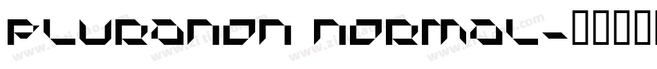 Pluranon Normal字体转换